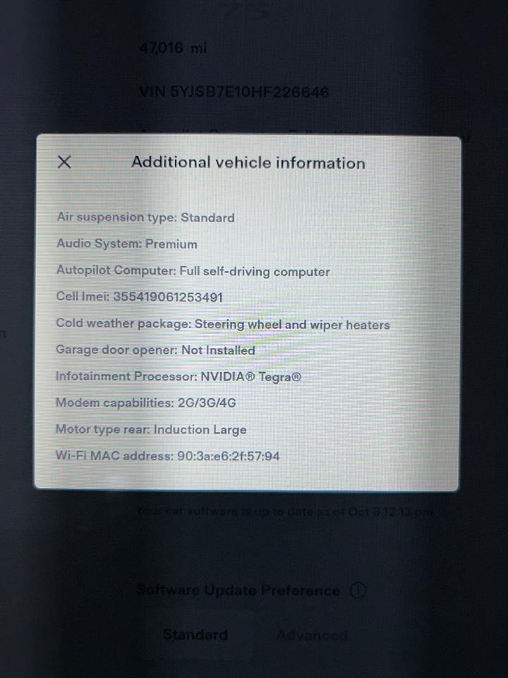 2018 Tesla Model S Model S 75 Facelift with Paid Full Self Driving Capability