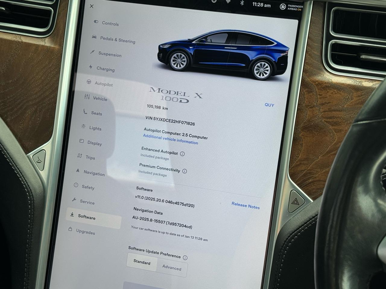 2017 Tesla Model X 100D 6 Seat Long Range