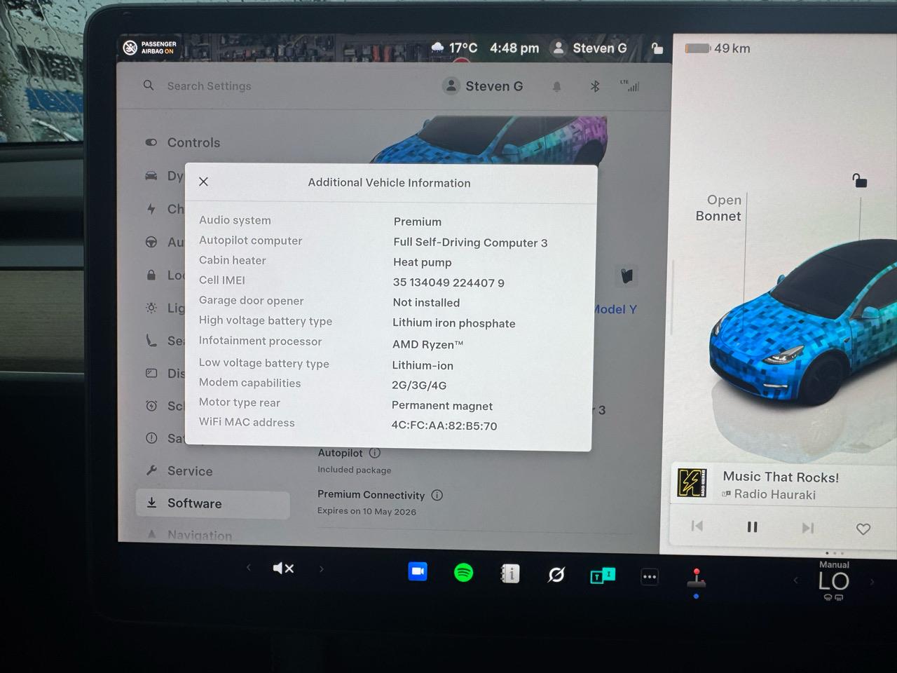 2022 Tesla Model Y RWD 60kWh LFP